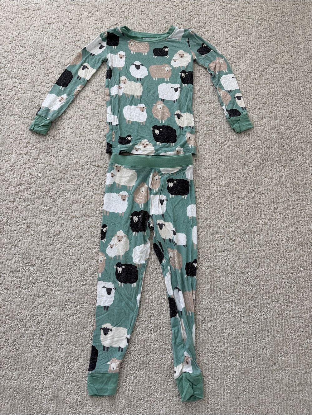 Little Sleepies Little Sheepies Long Sleeve and Pant Set